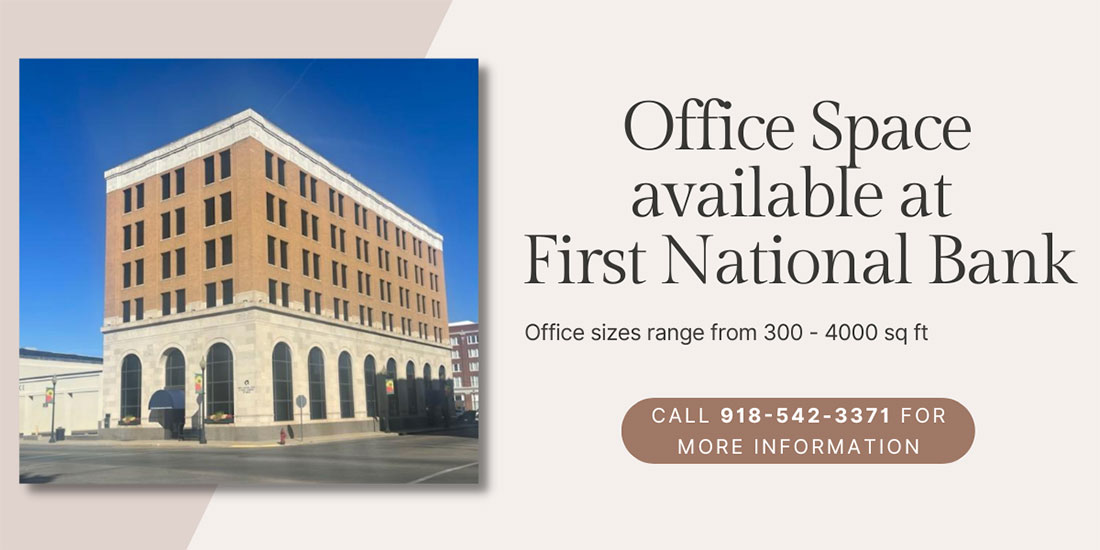 Office for rent, building in picture